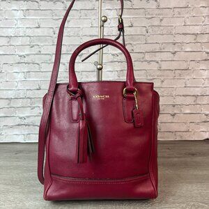 Coach Satchel handbag mini tanner heritage leather